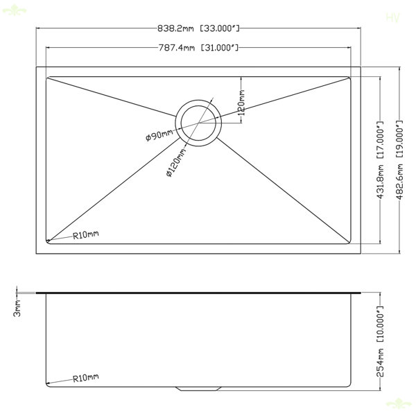 Dimensions du produit