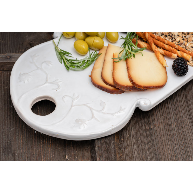 Hand Painted Ceramic Ceramic Cheese Board