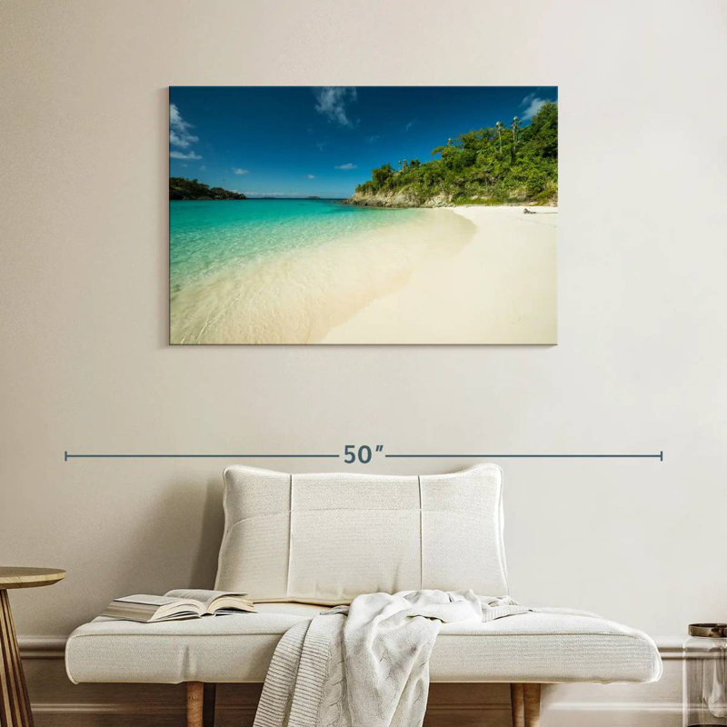 Plage de la baie tropicale Gillard, H 26 po x l 39 po