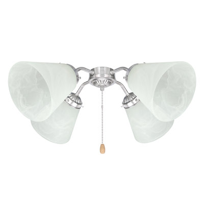 Analynn 4.75'' H x 4.75'' W Glass Bell Ceiling Fan Fitter Shade