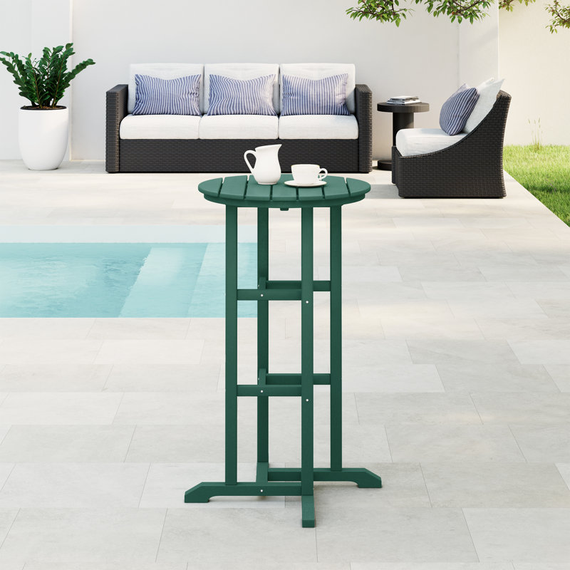 Table de bar d'extérieur Laguna, Vert foncé,  42'' H X 24'' D X 24'' W