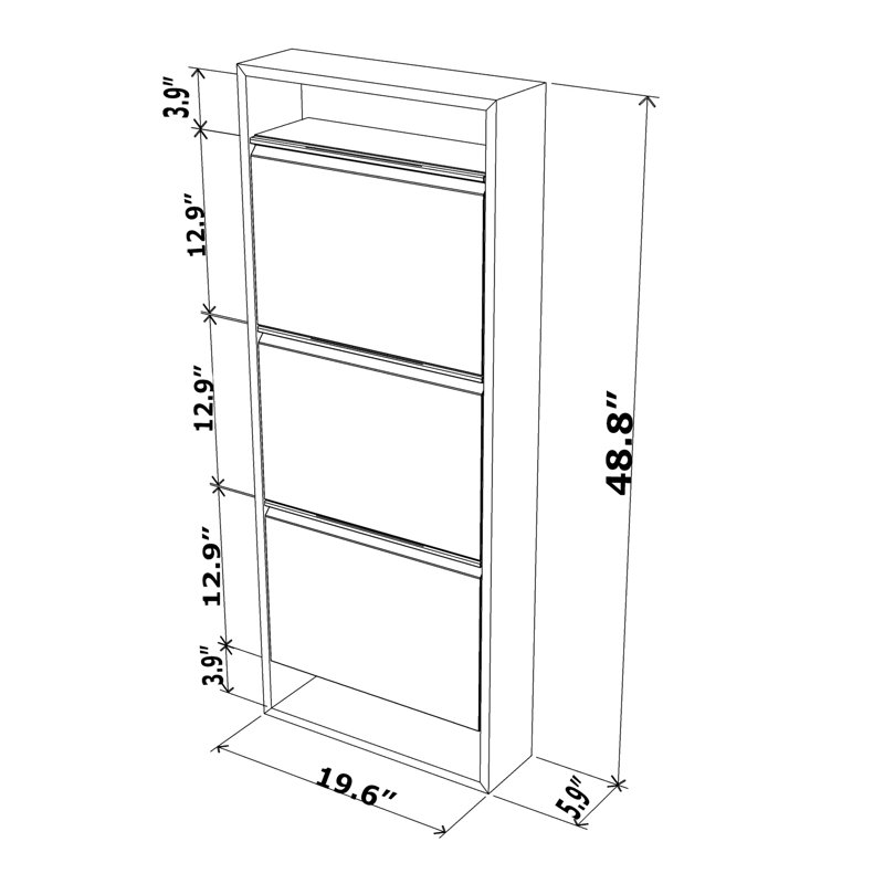 Walnut Wood 3 Tier Shoe Storage Solution For Your Home Wooden Rack With A Finish Arrangement, California Walnut