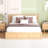 Peavler Wood Platform Bed with Underneath Storage and 2 Drawers,Storage Bed,Bed Frame-444490208