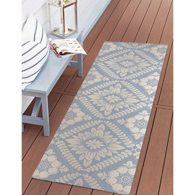 Tapis d'extérieur Talia, Tapis de couloir 2 pi 6 po x 8 pi