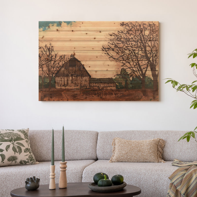 « erstwhile grange 1 », impression sur bois