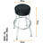  THE JAM TARGET BAR STOOL SEAT BLK/CHRM