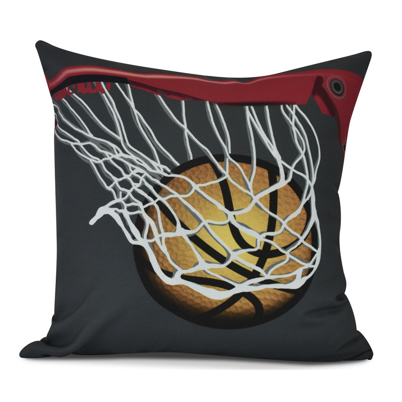 Coussin Goals, Gourds and Gatherings, Noir, H 20 po x l 20 po