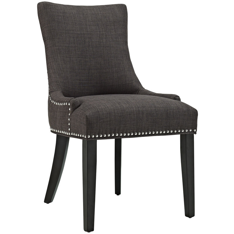 Modway Porch & Den Helen Fabric Upholstered Dining Chair , Brown, 1