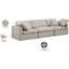 Canapé modulaire rembourré 105 po Itala-94482262
