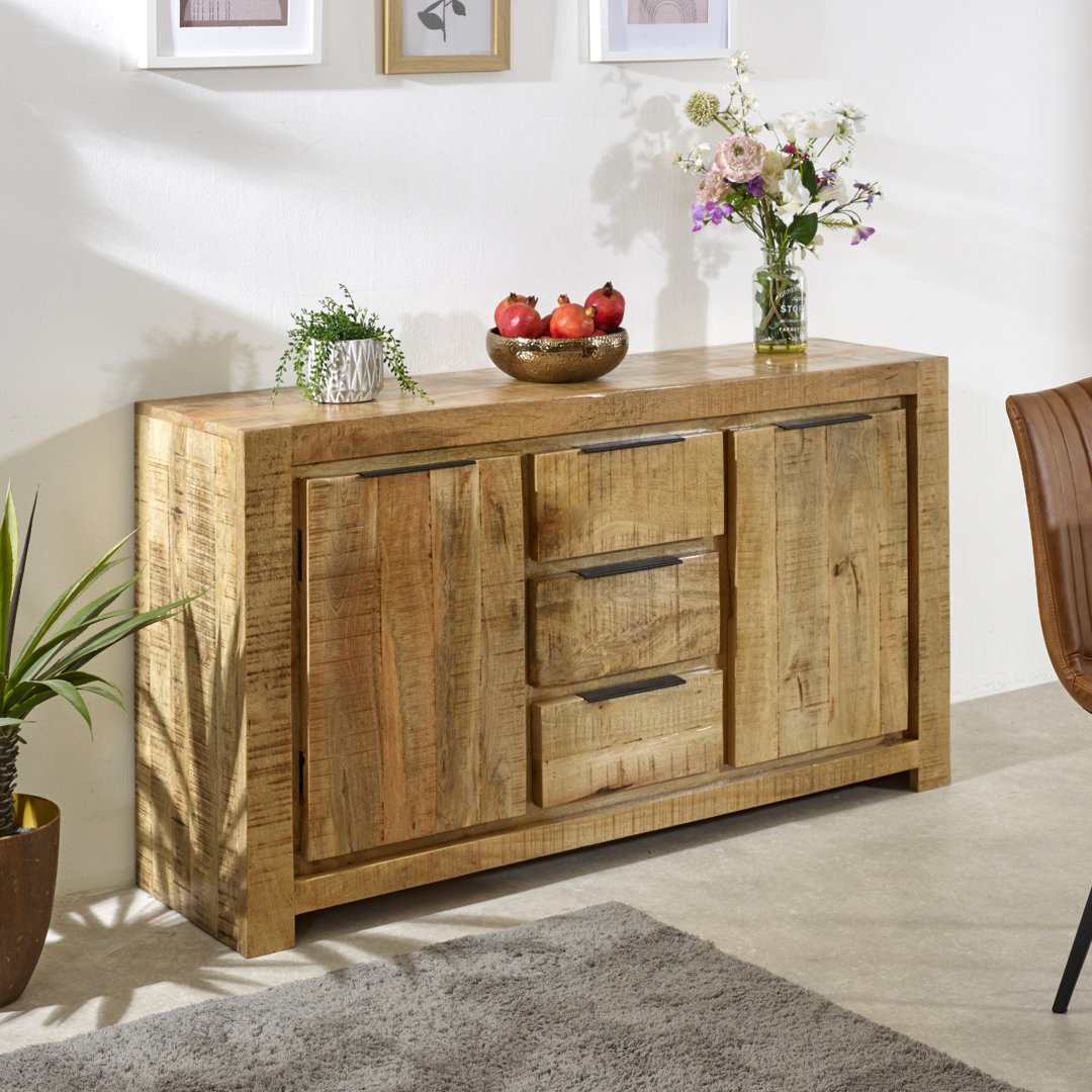 Sideboard aus Massivholz 145 cm