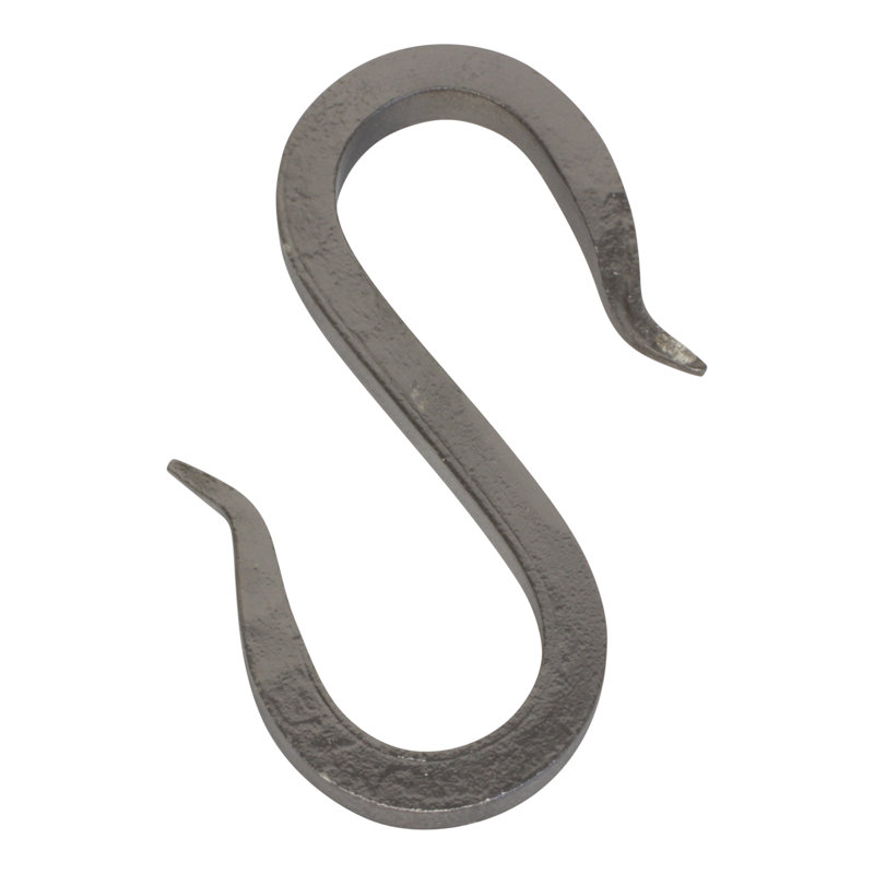 Crochet en fer (paquet de 2), Gris