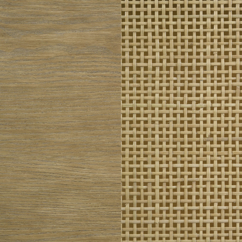 Table basse ronde en métal vieilli avec pieds en métal, finition sable, tissé naturel, idéale pour le salon