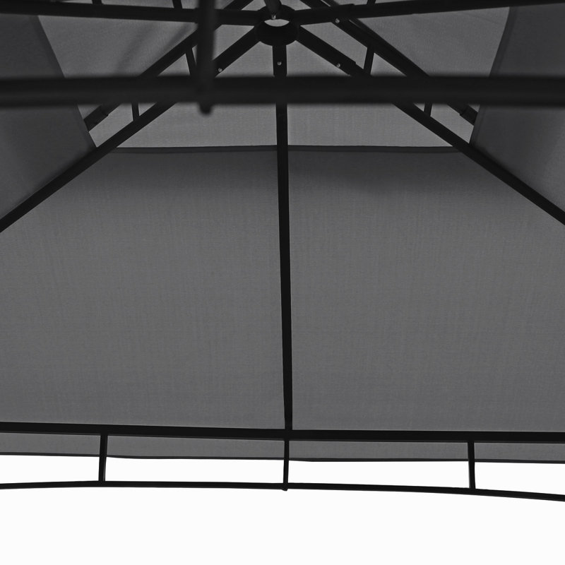 Asukulu 2m x 1.5m Metal BBQ Gazebo