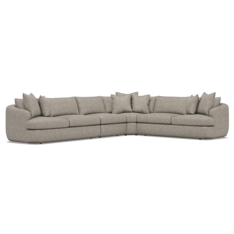 Jules Fabric 4 Pc Sectional, 1697-012