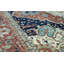 Hand Knotted Wool Southwestern Area Rug in Rust/Blue/Ivory