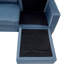 Ensemble modulaire réversible 3 pièces avec repose-pieds-256423995