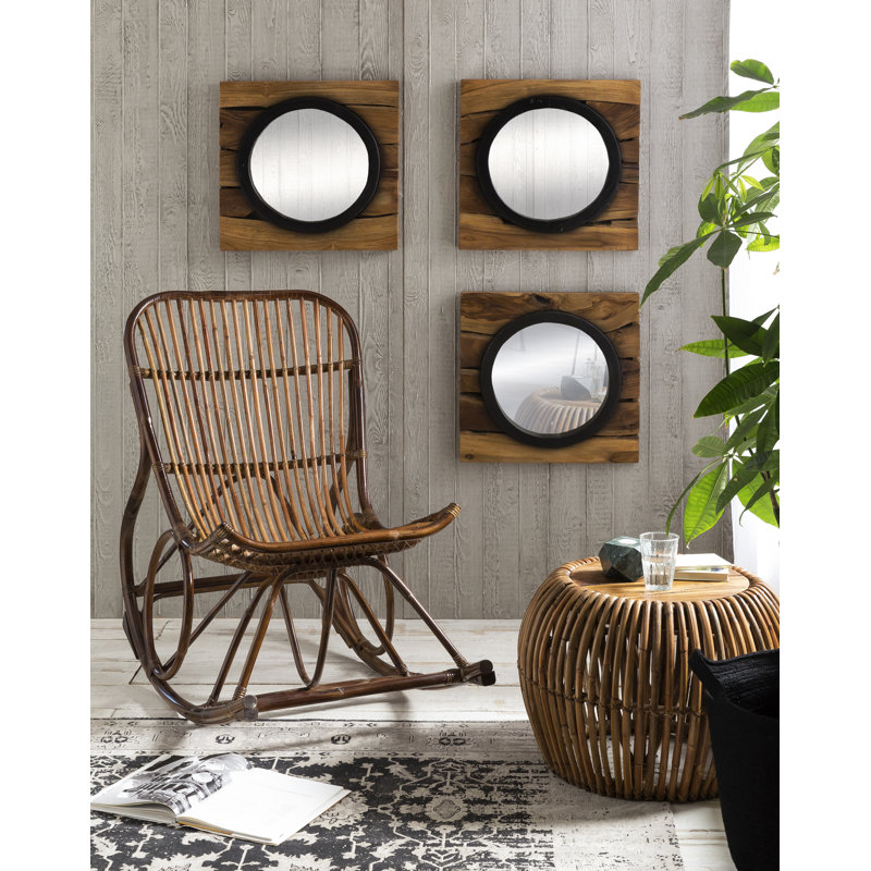 Padmini Sled Coffee Table, H50 x W80 x D80cm