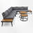Acacia 6 - Person Modular Patio Conversation Set with Cushions-1028064281