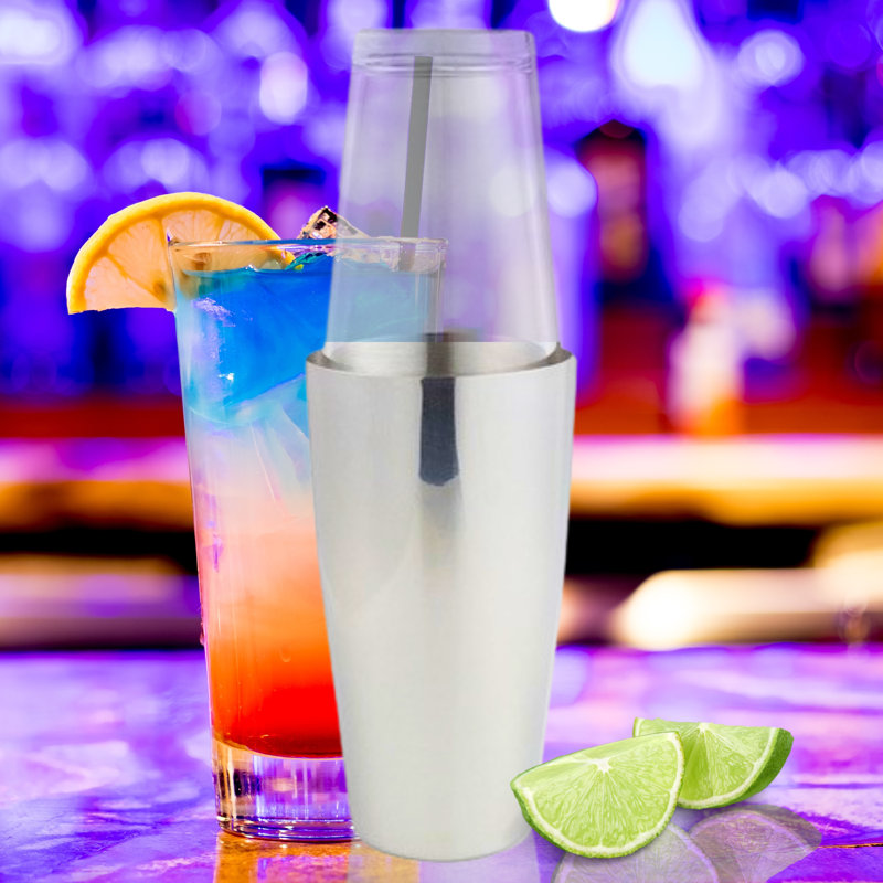 Boston Shaker 17 Oz/24 Oz - Glass / Stainless Steel