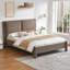 Lit plateforme tapissier avec tête de lit capitonnée, cadre de lit minimaliste moderne pour la chambre à coucher, lit tapissier en tissu doux-1647467097-1647467099