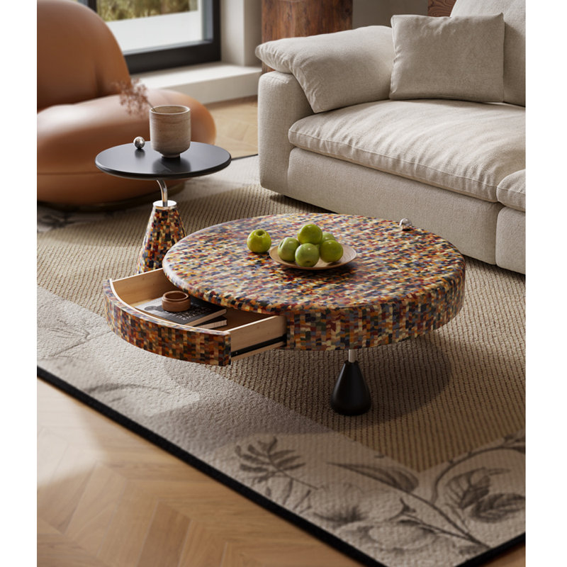 Italian Classic Light Luxury Style Coffee Table