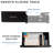 VIVO Black Space Saving 16" Pull Out Under Desk Storage Drawer Without Shell