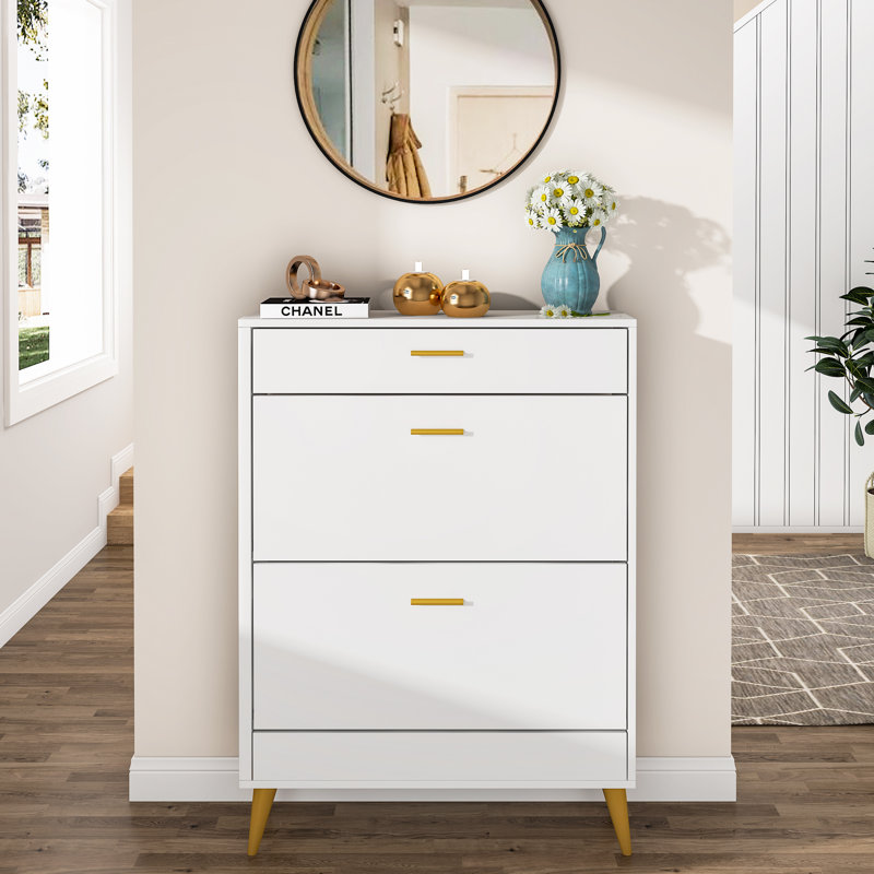 24 Pair Flip Down Shoe Storage