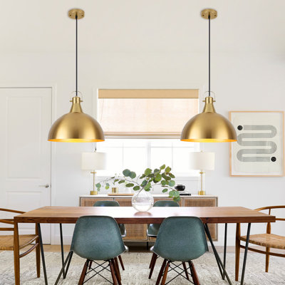  2 - Light 16'' Large Farmhouse Pendant Lights Kitchen Island For Kitchen Dining Room Bedroom Barn