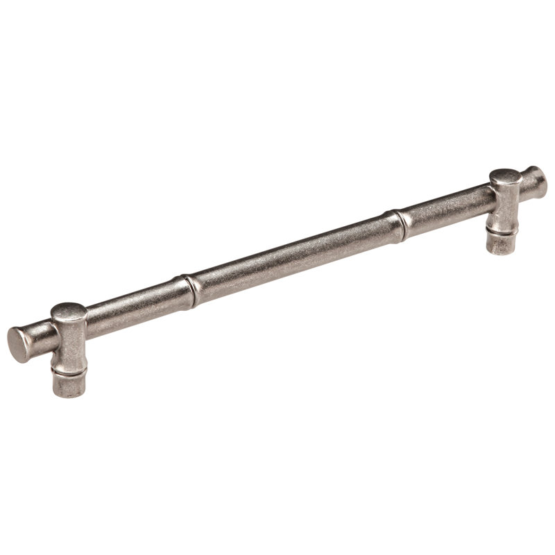 21 barre de traction centrale 2/3" Junzi, Nickel noir vibré, 21 2/3"