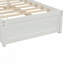 Structure de lit plateforme simple avec lit gigogne-1614669836