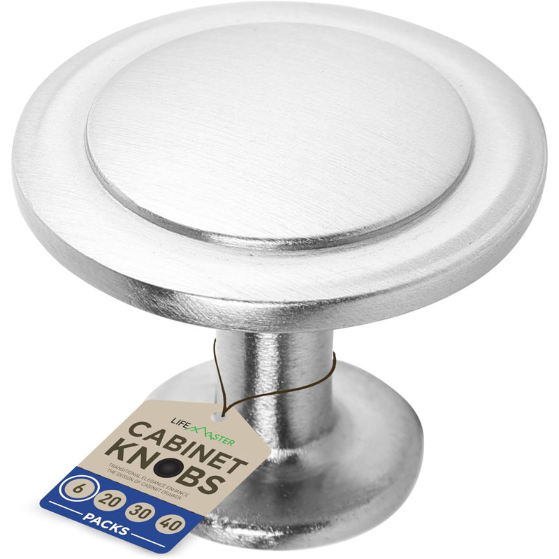 Hall & Closet Brushed Nickel Round