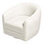Chaise pivotante moderne en velours foncé Elise-734221942