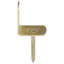 Milda Dakota Fields Yellow Metal Post Cap for Fence Panels