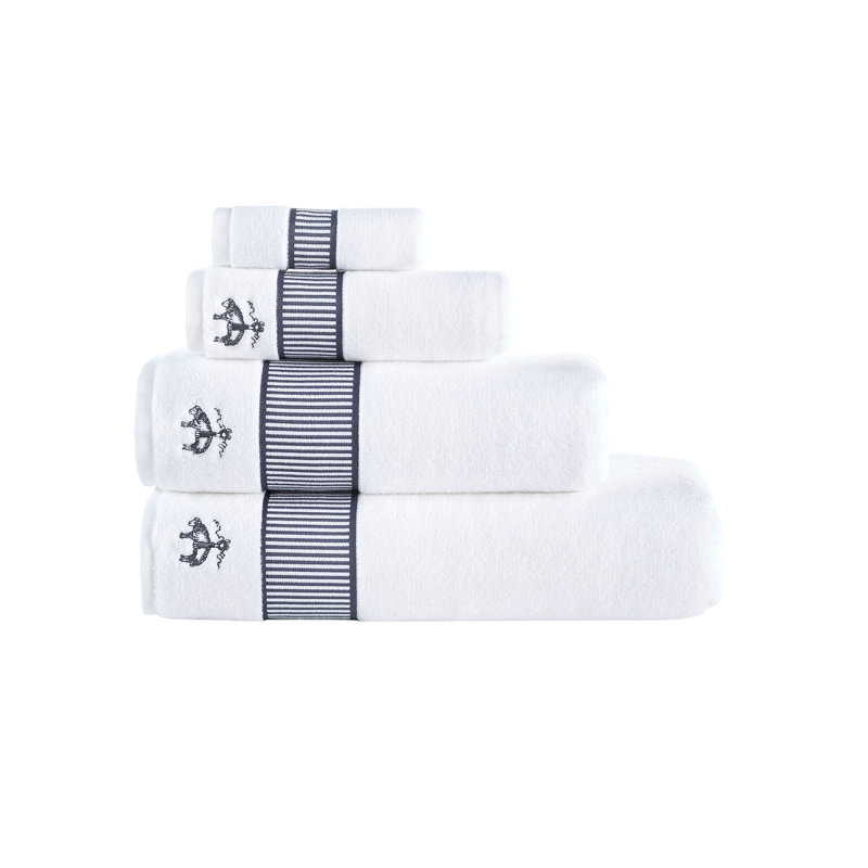 Drap de bain en coton, Anthracite, Ensemble 6 serviettes de bain