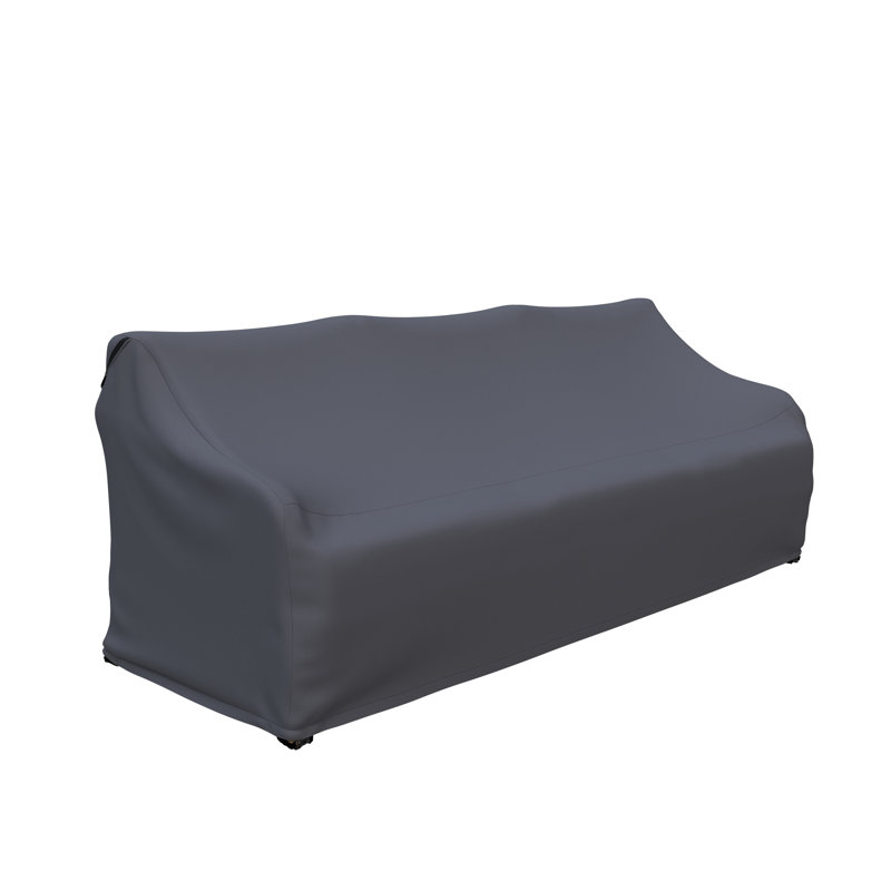 Outdoor Acacia Wood 80" Wide Sectional Patio Sofa Cover