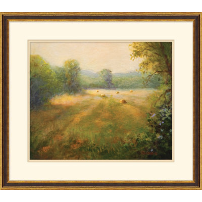 Hay Bales On A Hot Day Painting