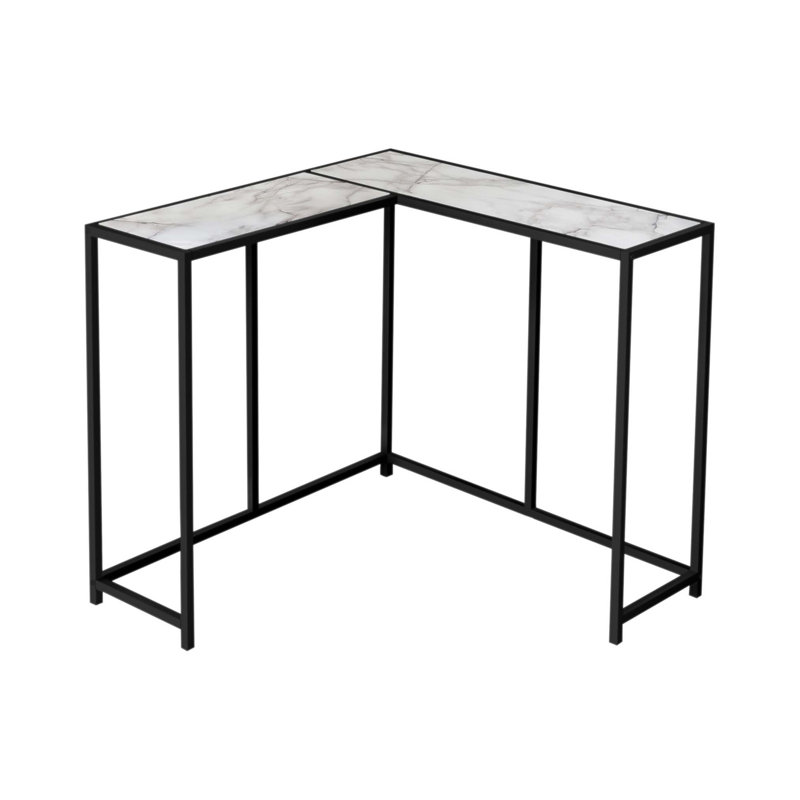 Accent Table, L-Shaped Console Table, Behind Couch Table