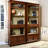 Modern Brown Solid Wood China Cabinet-210590677