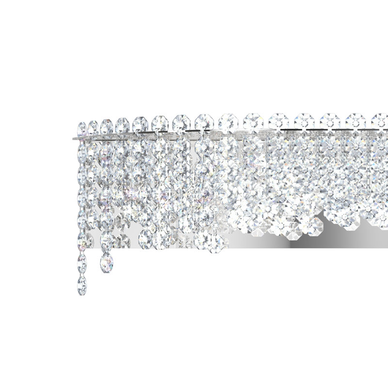 Chantant 6 - Light Flush Mounted Sconce, Heritage Clear Crystal