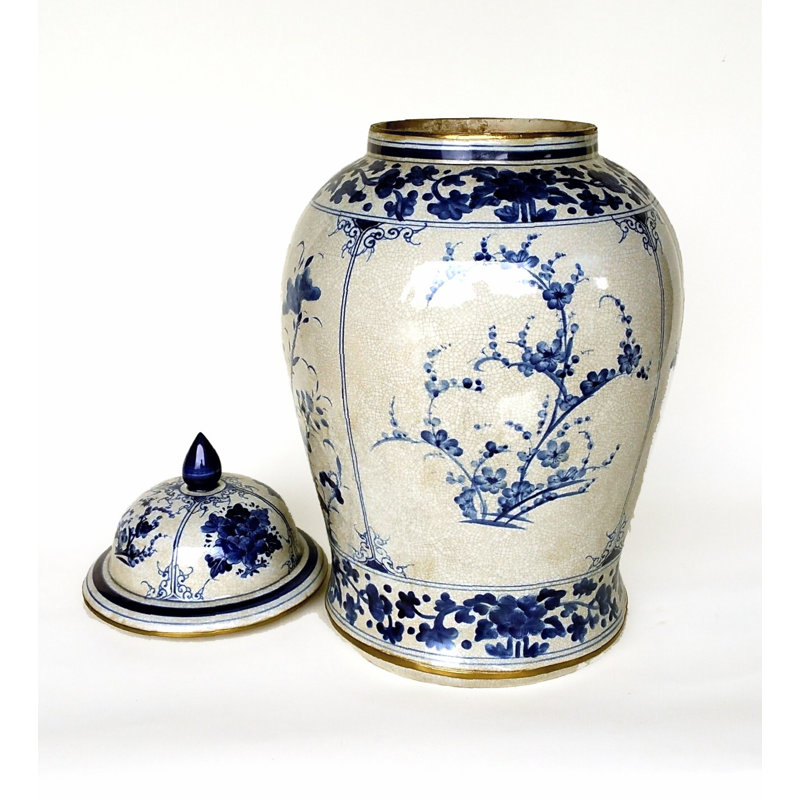 Pot à motif à quatre panneaux reproduction de gingembre Marcela