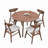 42.01 Inch Wooden Dining Table-522387089