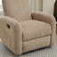 Haaniyah Boucle Fabric Swivel & Rocking Recliner-1535701557
