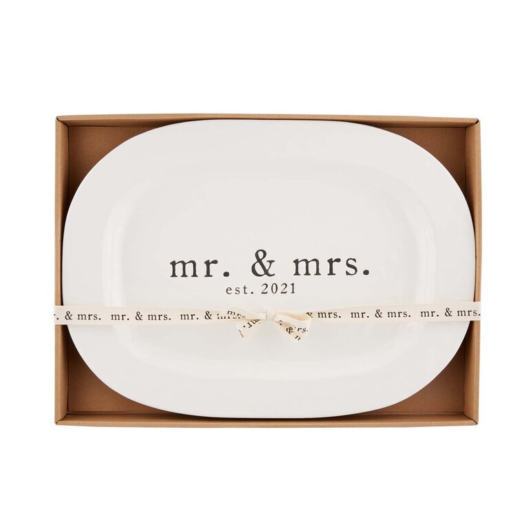 Mud Pie™ Wedding Ceramic Platter