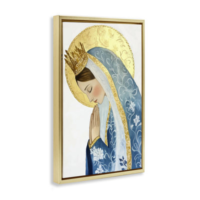 Cadre flottant Mother Mother, Portrait par Petal Prints Design