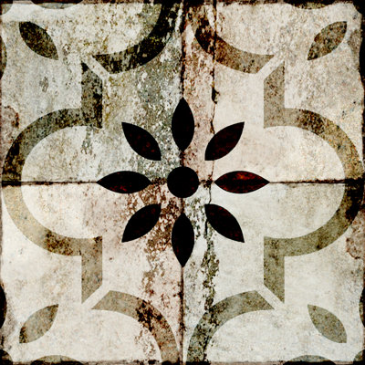 4'' W x 4'' L Vinyl Peel and Stick Mosaic Tile
