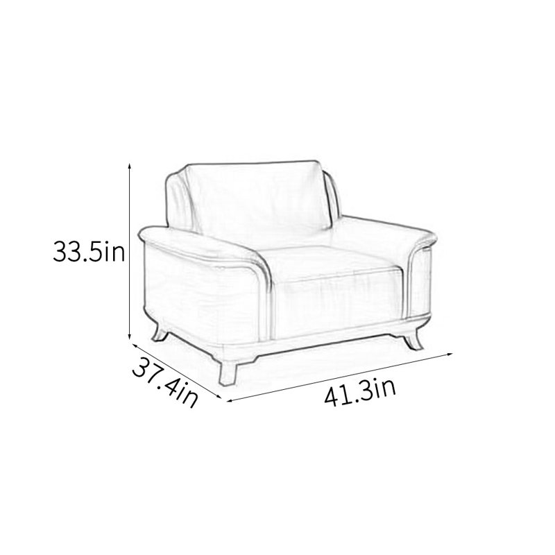 Reception room business simple office sofa