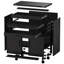 Rolling Tool Cabinet 34.3" - Garage Storage Solution. Heavy Duty Metal With Lockable Doors And 3 Drawers. Silent Drawer Slides Tip Device. Comes Gloves All In One Mobile Workbench For Home. Secure