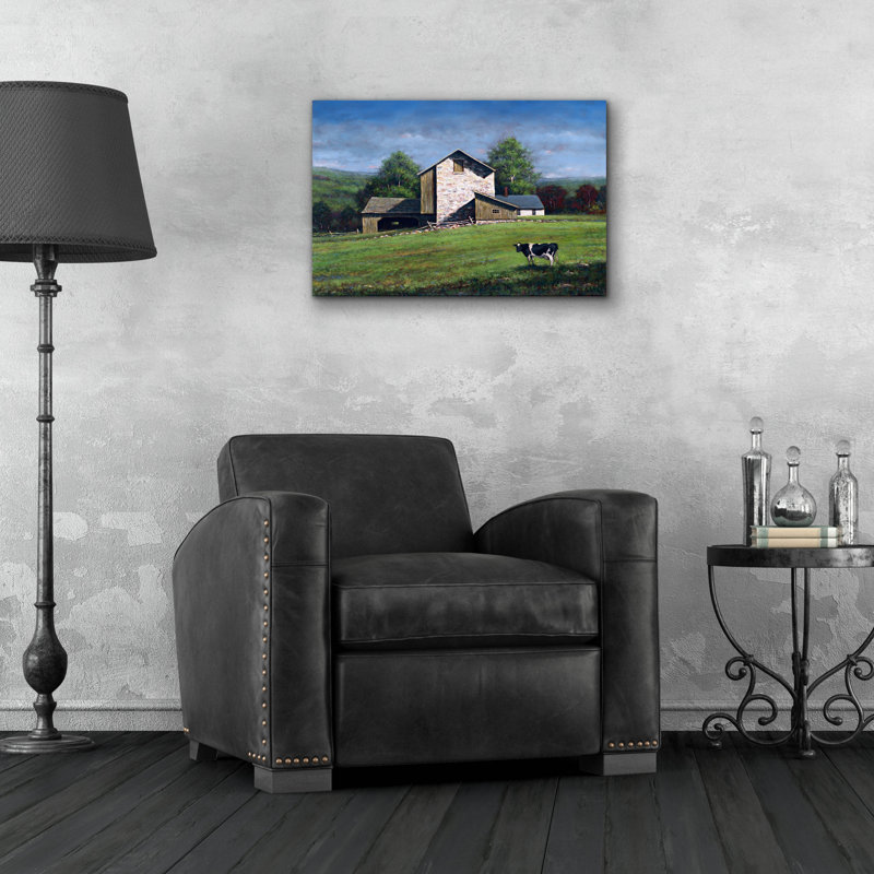 Art mural en verre épique «Home Sweet Home» par Michael Fratrich, 24 po x 16 po, H 16 po x l 24 po