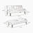 65.75'' Faux Leather Convertible Sofa-1772910637