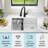 DELTA Everest™ 29" L Granite Composite Workstation Kitchen Sink Undermount Single Bowl with WorkFlow™ Ledge-68728772